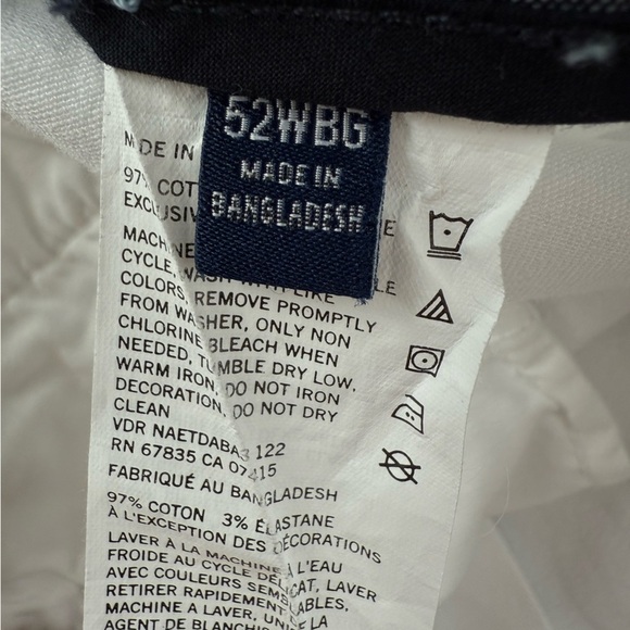 Nautica White Flat Front Shorts plus size 52W - Picture 7 of 7